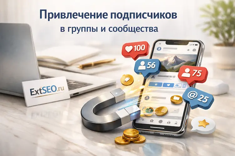 Привлечение подписчиков в группы и сообщества